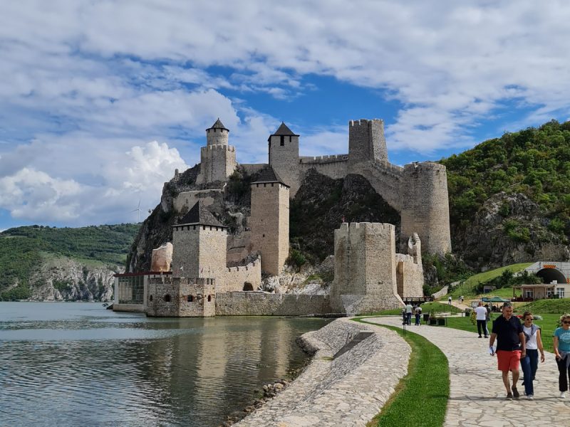 Golubac fortress on the Danube