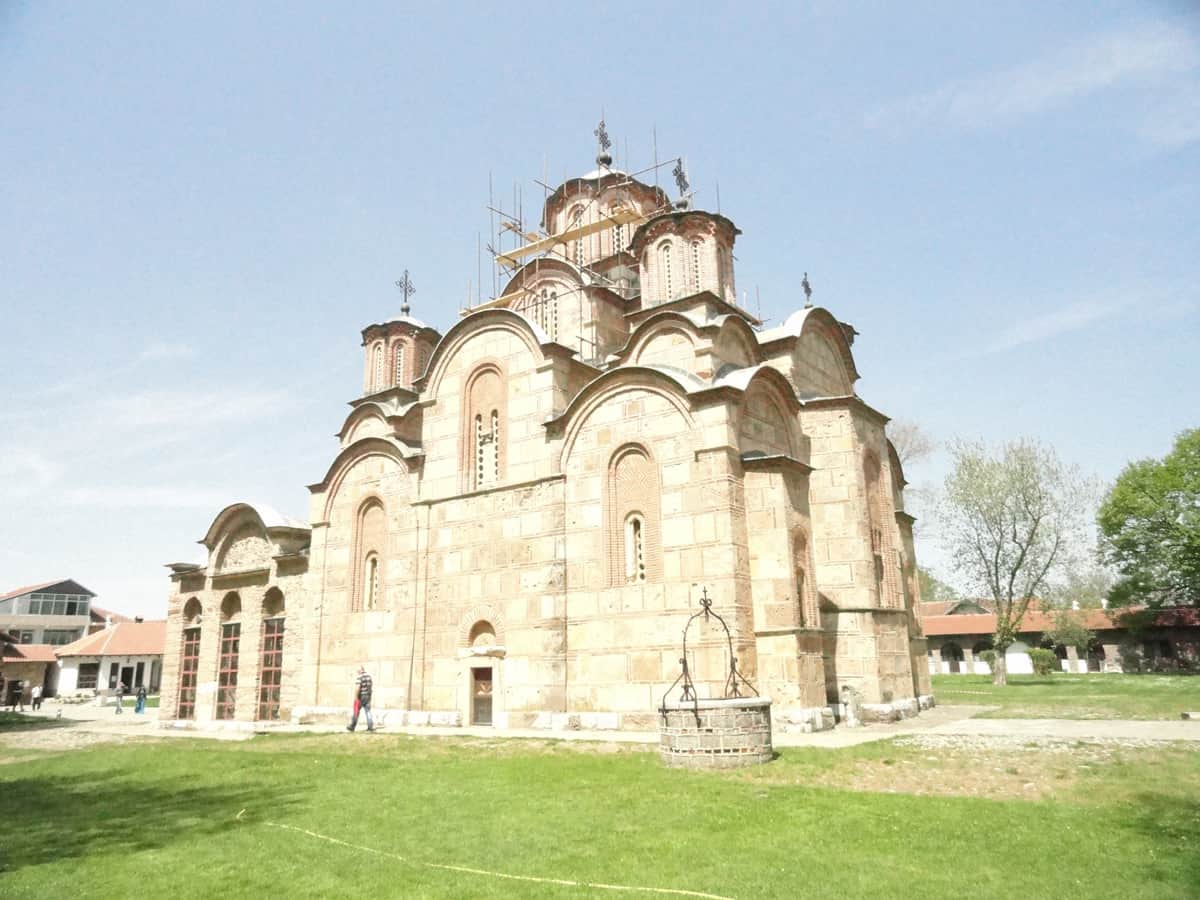gracanica monastery kosovo serbia byzantine